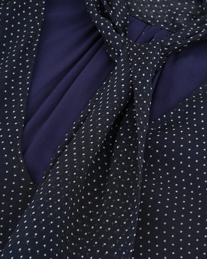 Stylish polka dot dress in fine chiffon | All products - 8