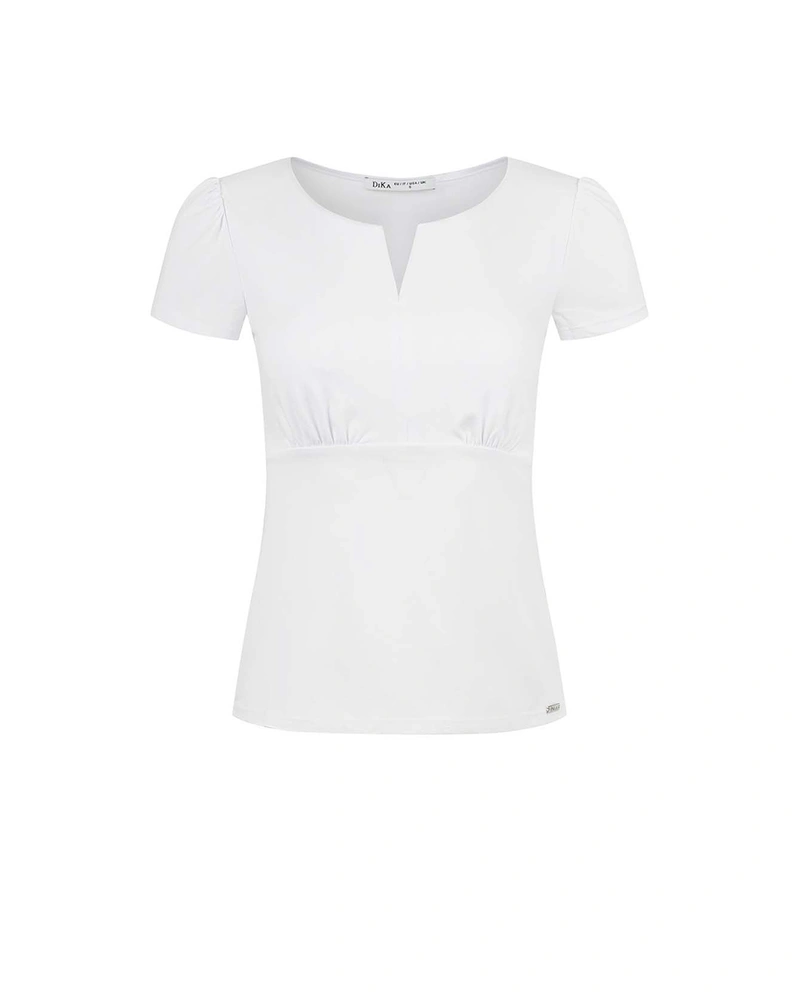 T-shirt with accentuated waist | Tshirts and Tops