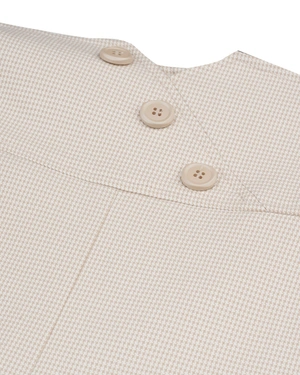 Pantaloni bej cu pepit fin | Pantaloni - 5