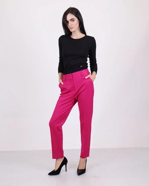 Trousers with crease | Trousers and Leggings - 3