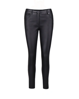 Trousers with leather-like effect | 