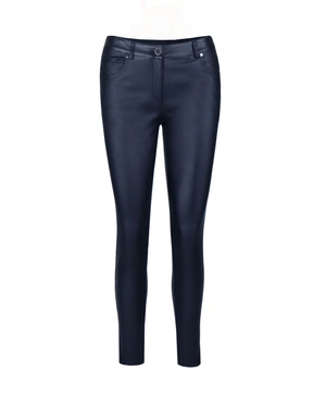 Trousers with leather-like effect | 