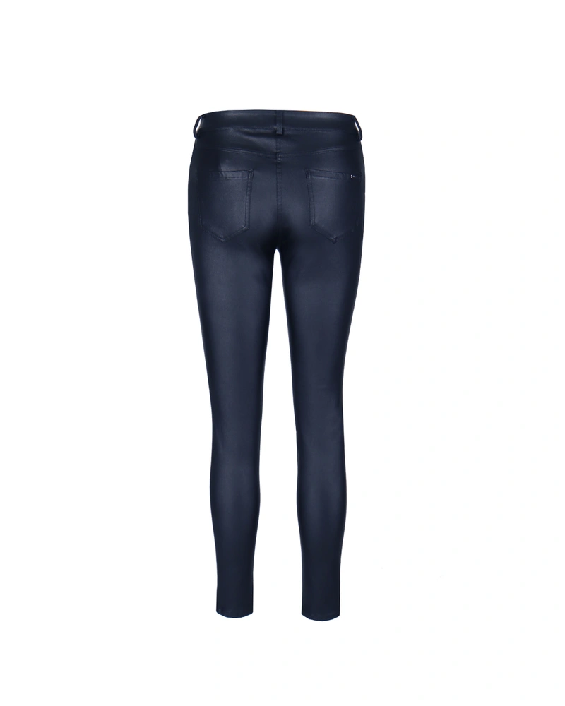 Trousers with leather-like effect | Trousers