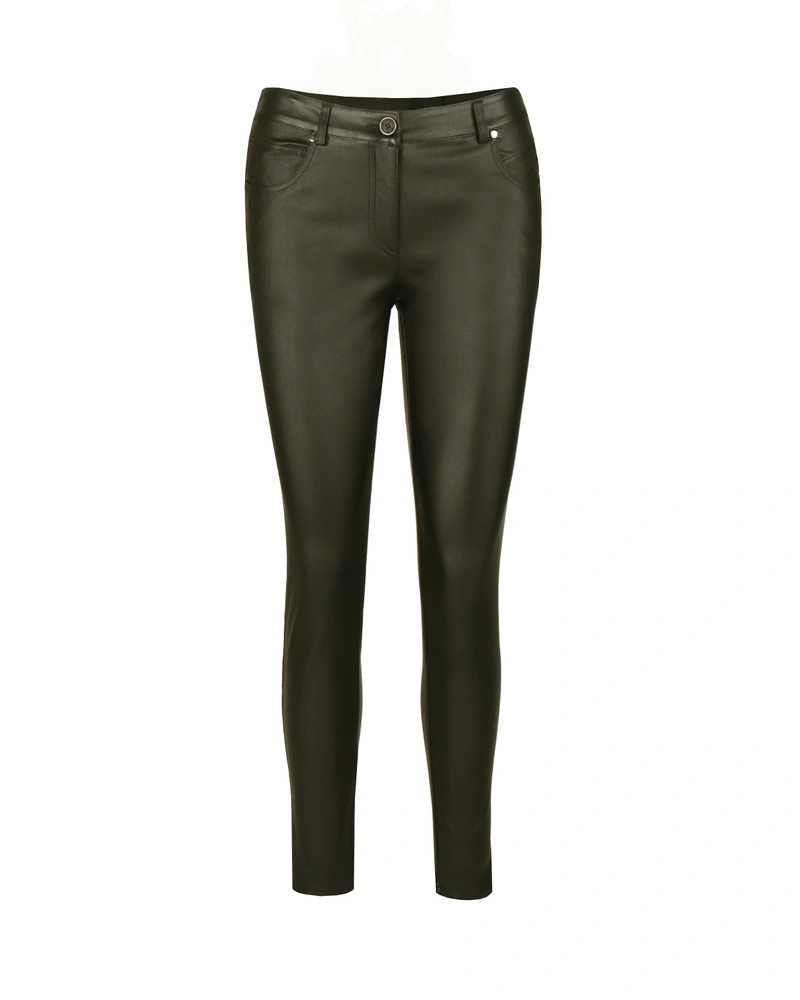 Pantaloni cu efect de piele | COLECTIE