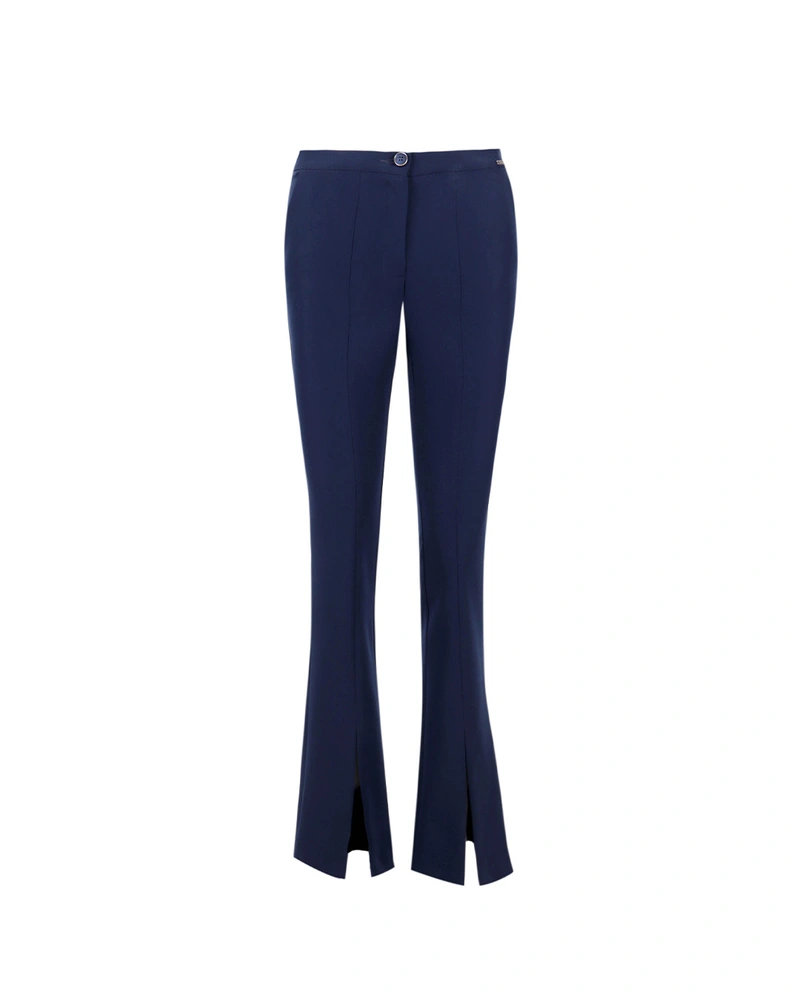 Trousers with slits in the lower front | Trousers and Leggings