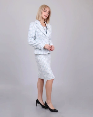 Sacou din tweed și bumbac | Sacouri - 4