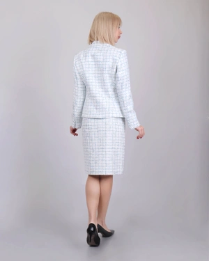 Sacou din tweed și bumbac | Sacouri - 5