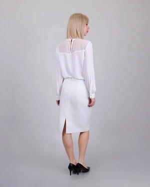 Tweed rayon and cotton skirt | Skirts | Dika.test - 5 Tweed rayon and cotton skirt | Skirts - 5
