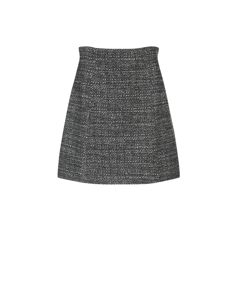 Tweed skirt in gray tones | Skirts and Shorts