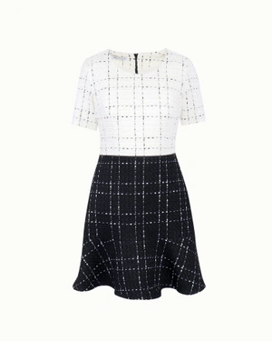 Two-toned dress with wool | Dresses and Jumpsuits | Outlet DiKa Two-toned dress with wool | Dresses and Jumpsuits