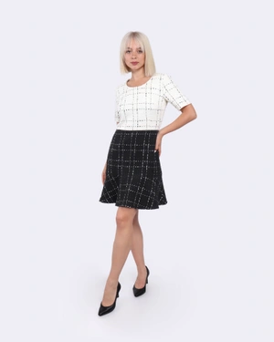 Two-toned dress with wool | Dresses and Jumpsuits | Outlet DiKa - 1 Two-toned dress with wool | Dresses and Jumpsuits - 1