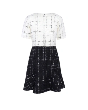Two-toned dress with wool | Dresses and Jumpsuits | Outlet DiKa - 2 Two-toned dress with wool | Dresses and Jumpsuits - 2