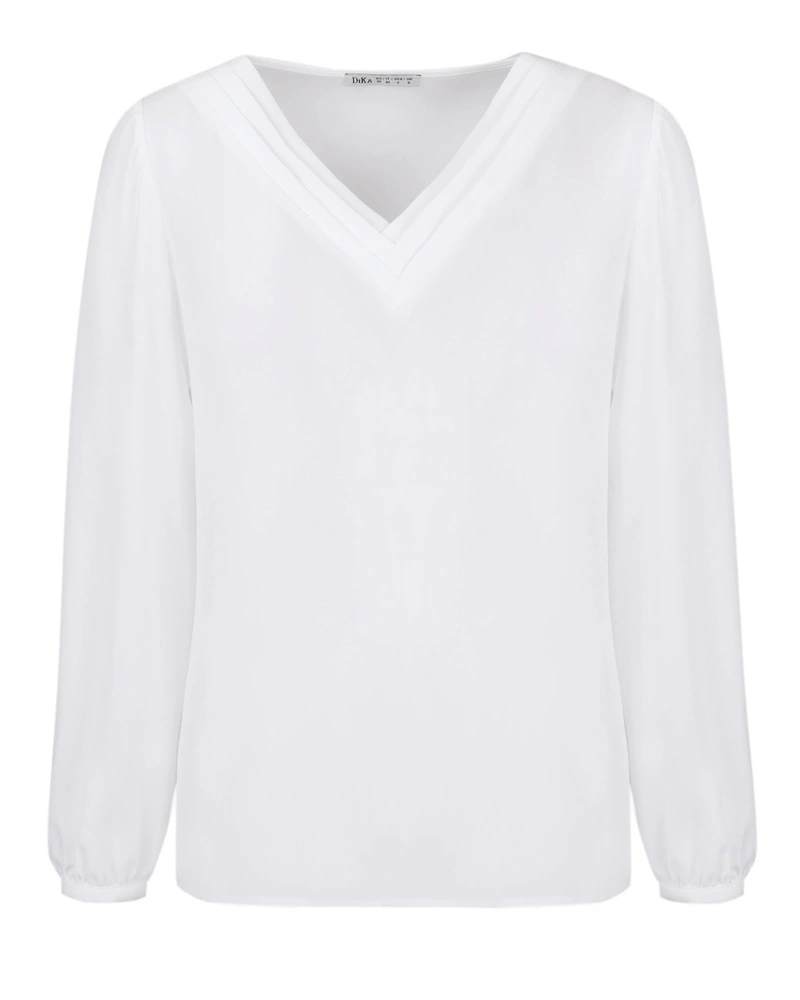 V-neck blouse | Blouses