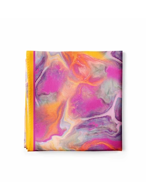 Vibrant rayon pareo with abstract print | OUTLET ACCESSORIES - 1