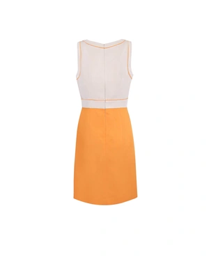 Viscose and linen dress | Dresses - 1