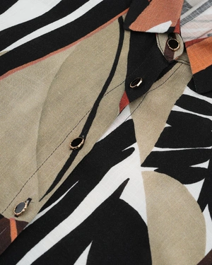 Chemisier en viscose aux couleurs vives de l'automne | COLLECTION - 6