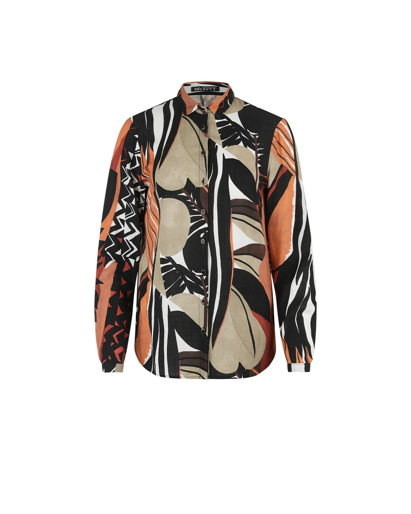 Viscose shirt in bright autumn colors | Blouses and Shirts