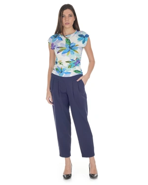Viscose T-shirt with floral print | T-shirts - 11