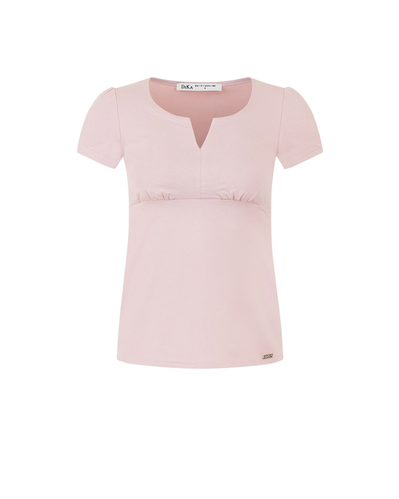 Viscose top with V-element | T-shirts and Tops