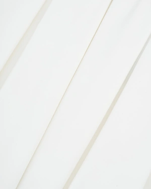 Bela suknja A-kroja sa naborima | Casual kolekcija - 5