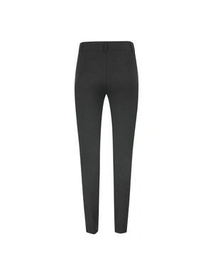 Pantalon femme noir à la coupe ajustée | Pantalons - 3