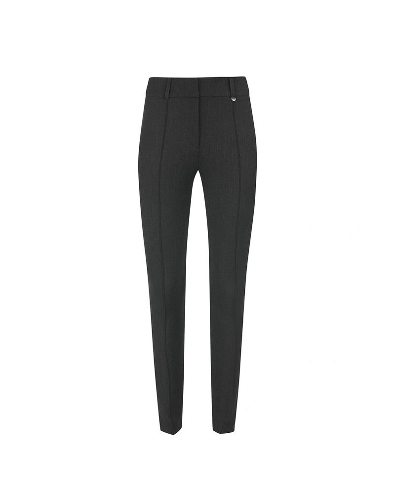 Women’s black trousers with a fitted leg | Trousers
