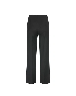 Women’s black trousers with a straight leg | Trousers | Dikastore.ro - 3 Women’s black trousers with a straight leg | Trousers - 3