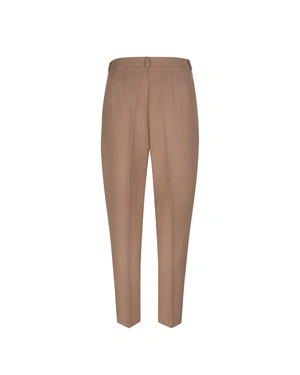 Pantaloni de damă din lână, nuanta camel | Pantaloni - 4