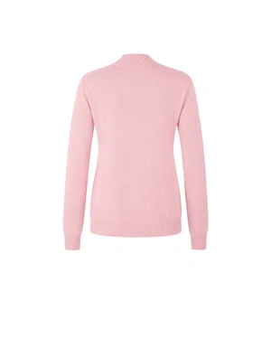 Women's 100% cashmere sweater in rose ash | Pullovers - 1