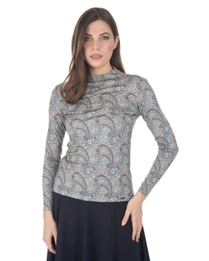 Women's blouse made from viscose and silk with paisley print | Blouses | Dika.rs - 1 Women's blouse made from viscose and silk with paisley print | Blouses - 1