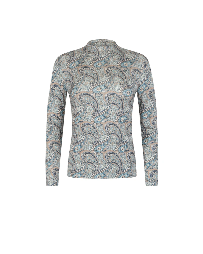 Ženska bluza od viskoze i svile sa paisley printom | Bluze | Dika.rs Ženska bluza od viskoze i svile sa paisley printom | Bluze