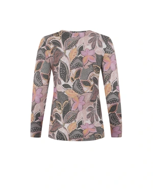 Blouse femme à imprimé floral et à l’effet métallisé | Tops et T-shirts | Dika.com - 4 Blouse femme à imprimé floral et à l’effet métallisé | Tops et T-shirts - 4