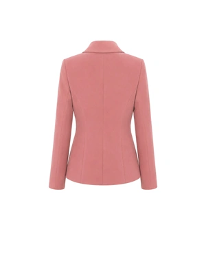 Women's fitted blazer in a Rose Ash shade | Suits - 2