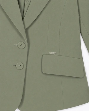 Women's fitted blazer in an Eucalyptus shade | Jackets and Blazers - 3