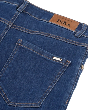 Ženske farmerke klasične siluete od plavog teksasa | Denim - 2