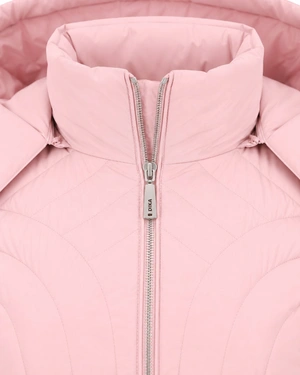 Women's quilted down jacket in a light pink shade | Jackets and Blazers | Dika.bg - 4 Women's quilted down jacket in a light pink shade | Jackets and Blazers - 4