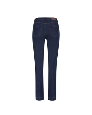 Women's straight-leg jeans in blue denim | Denim - 3