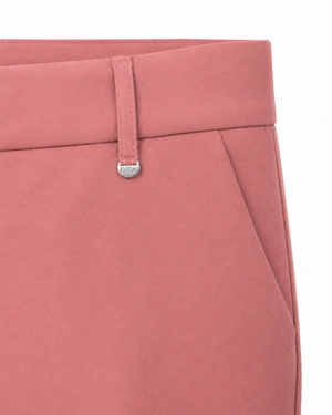 Pantaloni de damă în culoarea roz cenușie, cu croială conică pe picior | NOUTATI - 3