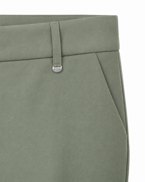 Pantaloni conici cu model eucalipt pentru femei | Costume - 3