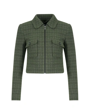 Zip-up tweed jacket | Jackets and Blazers | Outlet DiKa Zip-up tweed jacket | Jackets and Blazers