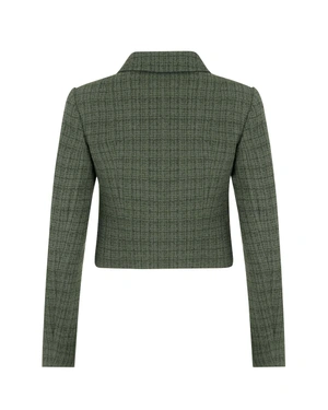 Zip-up tweed jacket | Jackets and Blazers | Outlet DiKa - 1 Zip-up tweed jacket | Jackets and Blazers - 1